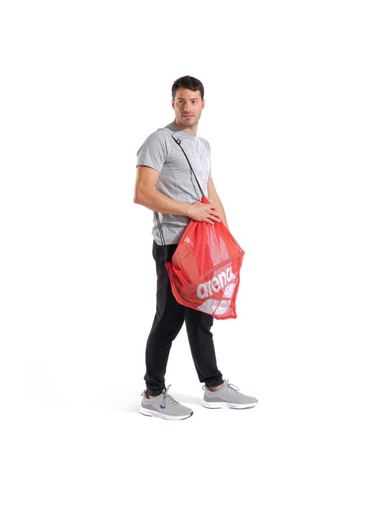 Мрежеста чанта за плуване Arena One Go Mesh Bag - Red