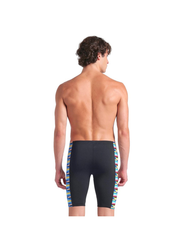 Мъжки бански Arena Racing Stripe Swim Jammer - Black-Multi