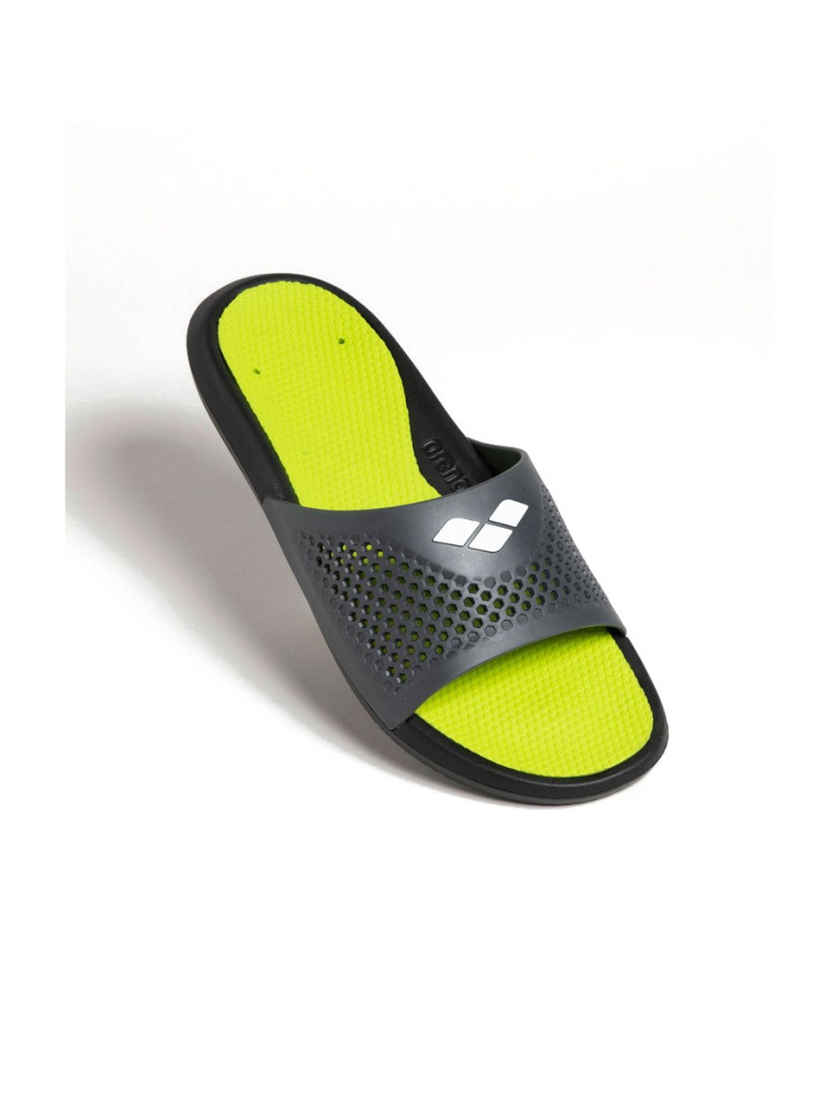 Мъжки чехли Arena Bruno - Black-Lime-Grey