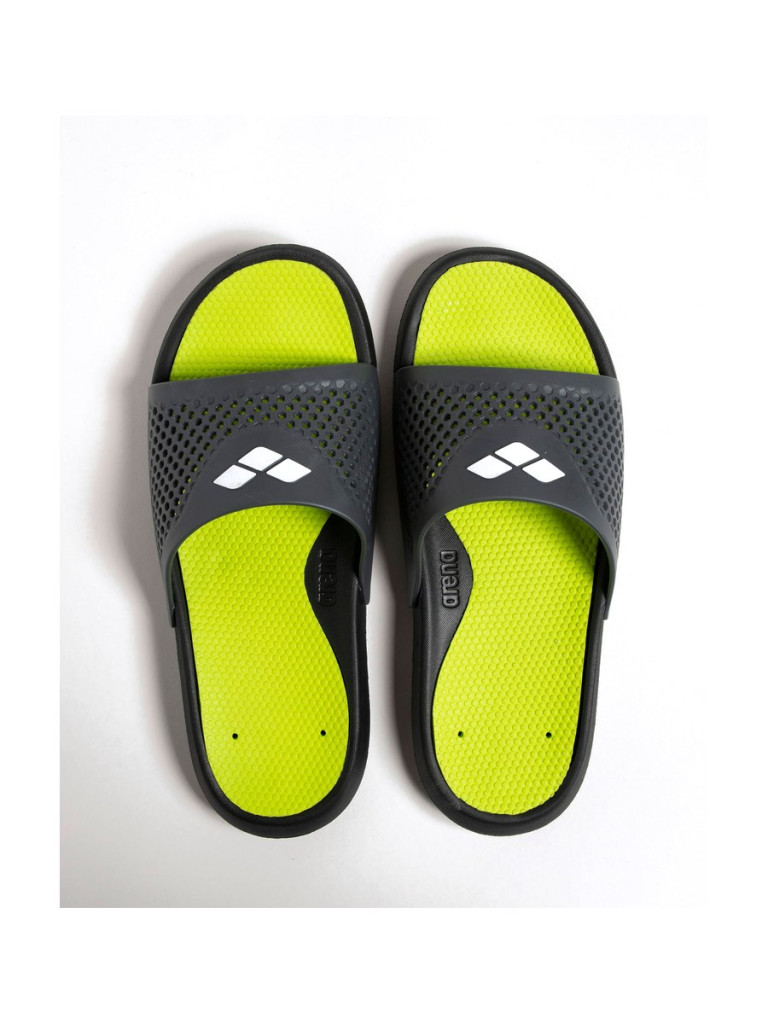 Мъжки чехли Arena Bruno - Black-Lime-Grey