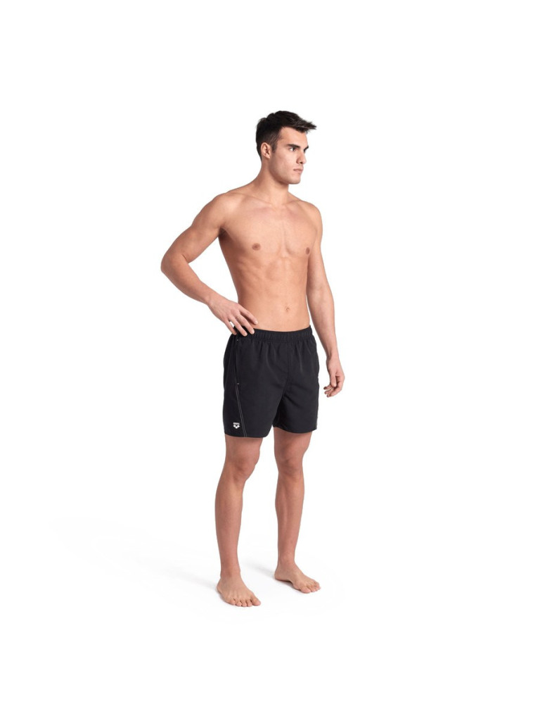 Мъжки плажни шорти Arena Fundamentals Arena Logo Boxer R - Black-White