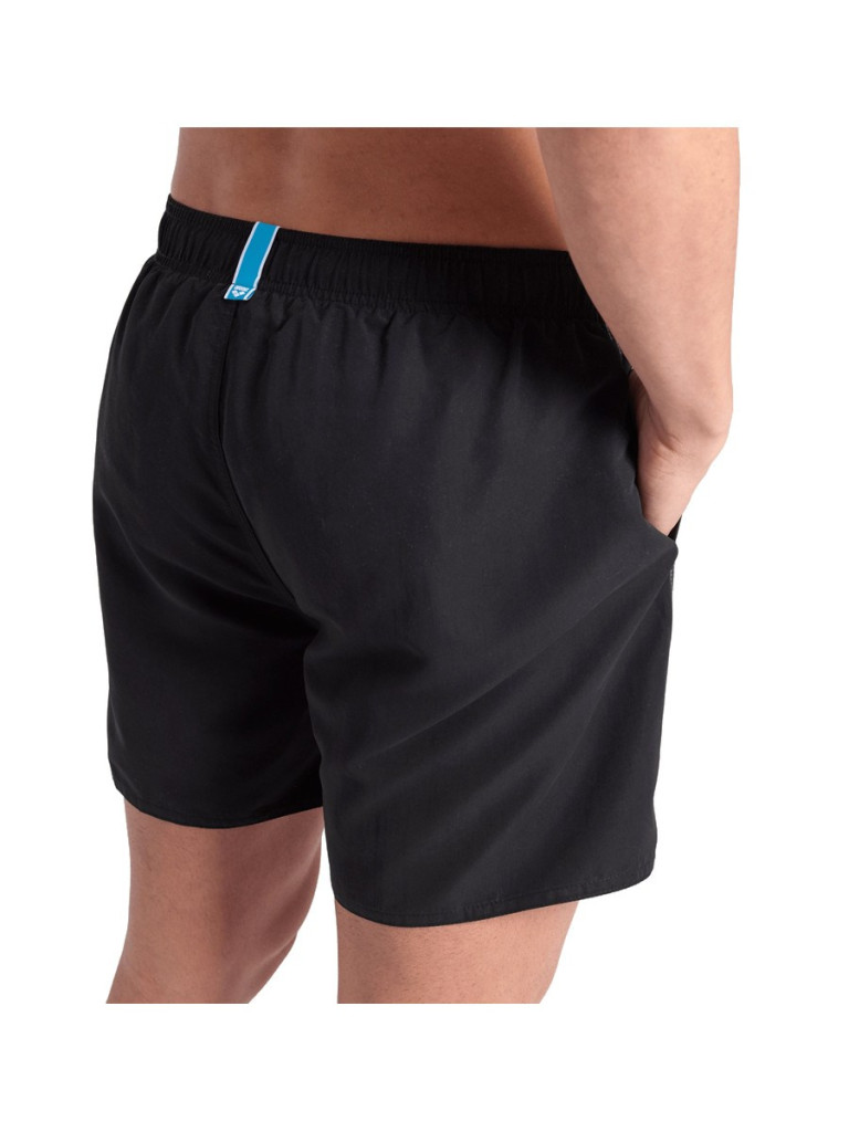 Мъжки плажни шорти Arena Fundamentals Arena Logo Boxer R - Black-White