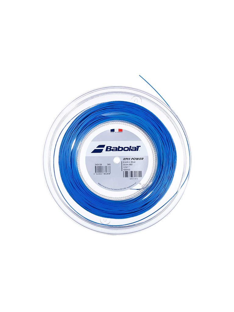 Ролка кордаж Babolat RPM Power 200 м - Electric Blue Ролка кордаж Babolat RPM Power 200 м - Electric Blue