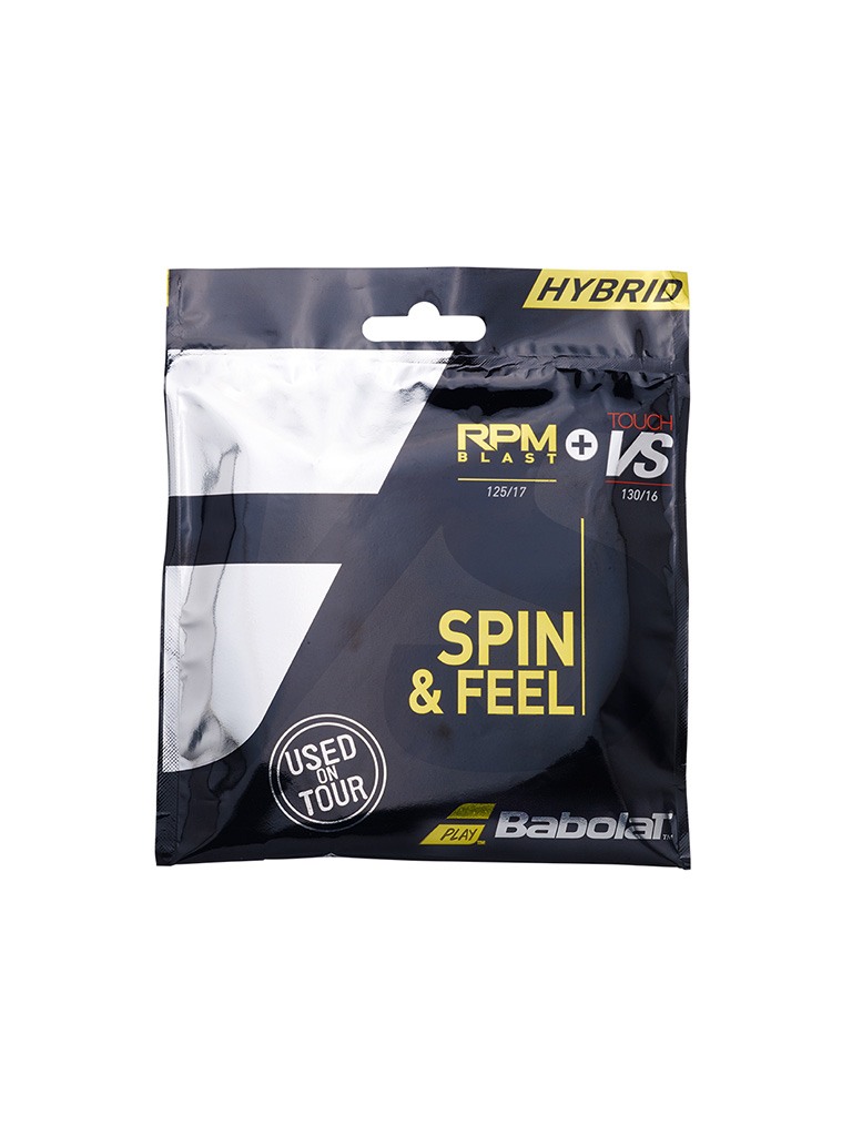 Хибриден кордаж Babolat RPM Blast 125 + Touch VS 130, 12 м Хибриден кордаж Babolat RPM Blast 125 + Touch VS 130, 12 м