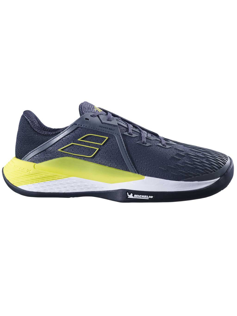 Мъжки тенис обувки Babolat Propulse Fury 3 Clay Grey/Yellow