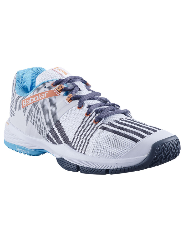 Babolat SENSA WOMEN WHITE / CANYON SUNSET дамски обувки за падел