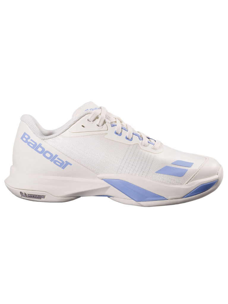 Дамски тенис обувки Babolat JET MACH 4 AC W Cream/Lavander
