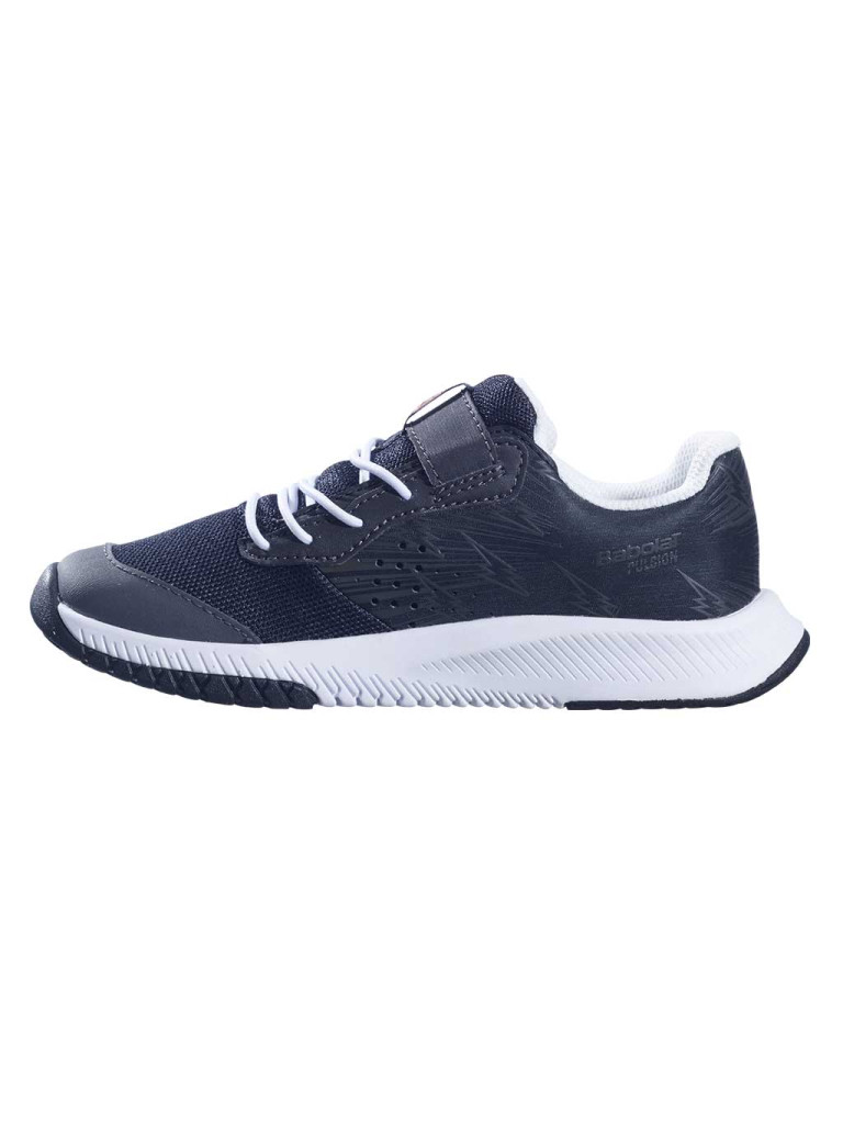Детски тенис обувки Babolat PULSION AC KID GIRL BLACK / WHITE