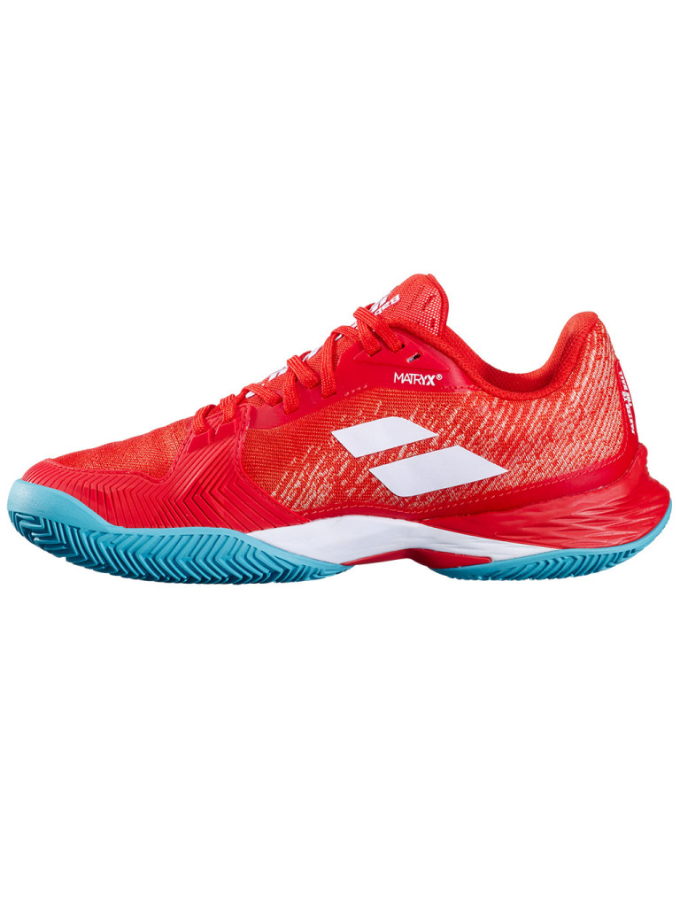 Babolat JET MACH 3 CLAY WOMEN Fiesta Red дамски тенис обувки