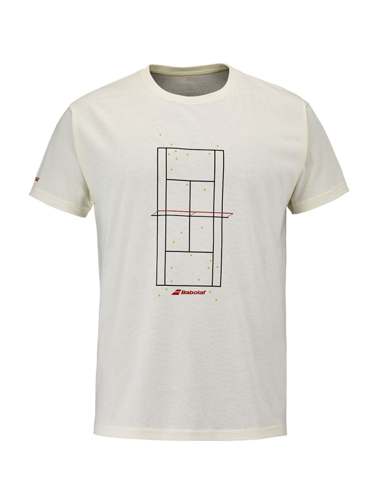 Babolat Exercise Message Tee Cannoli Cream мъжка тениска