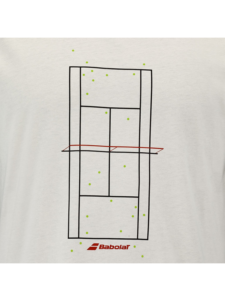 Babolat Exercise Message Tee Cannoli Cream мъжка тениска