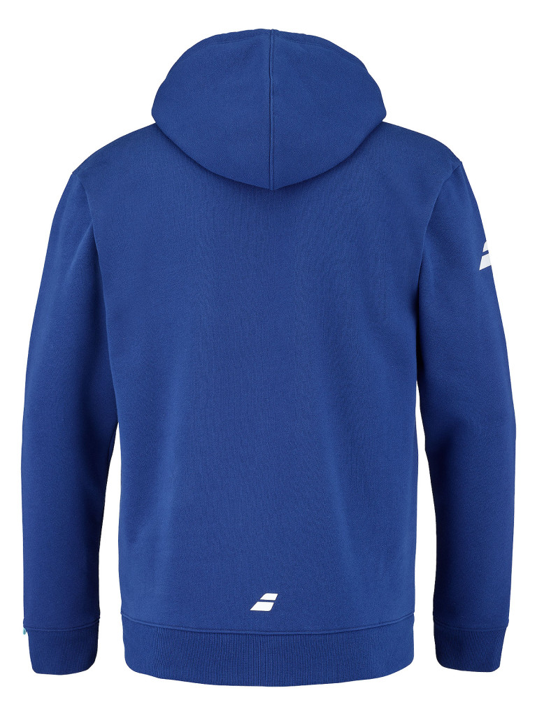 Мъжки суетшърт с качулка Babolat EXERCISE HOOD SWEAT MEN EST. BLUE