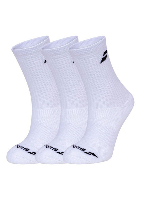 Babolat 3 PAIRS PACK SOCKS JNR детски чорапи 3 чифта, 31-34, White
