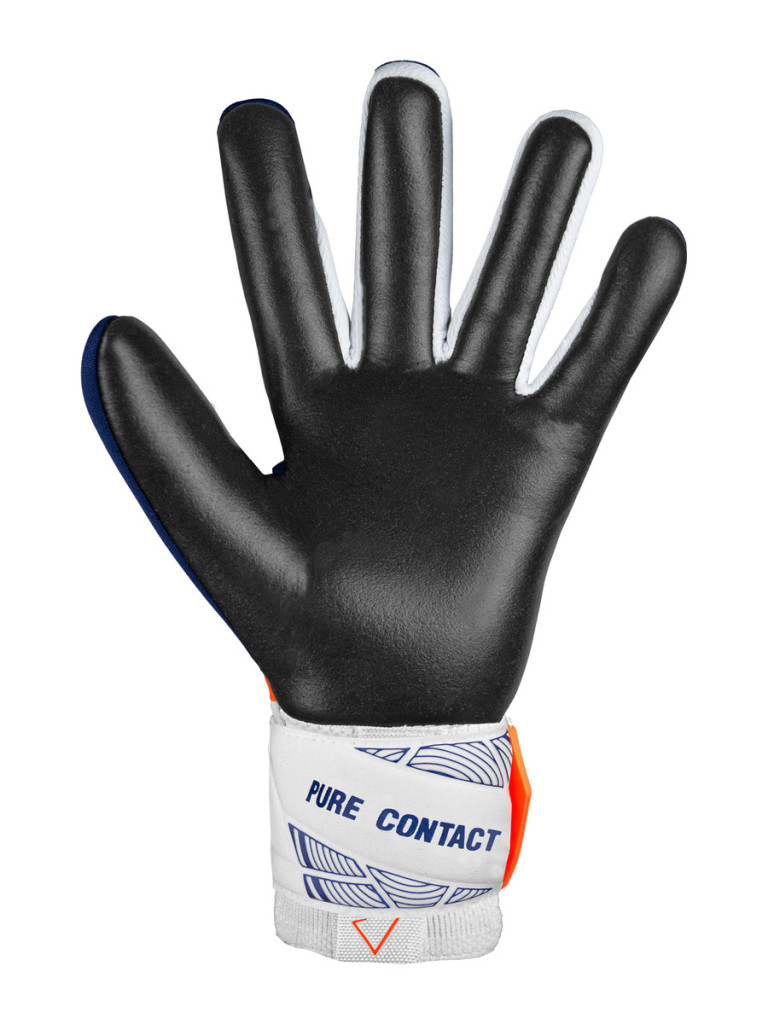 Вратарски ръкавици Reusch Pure Contact Gold 2024 - Premium Blue-Electric Orange-Black