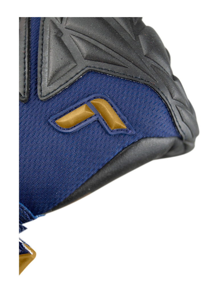 Reusch Attrakt Gold X NC 2024 Goalkeeper Gloves - Blue-Gold-Orange