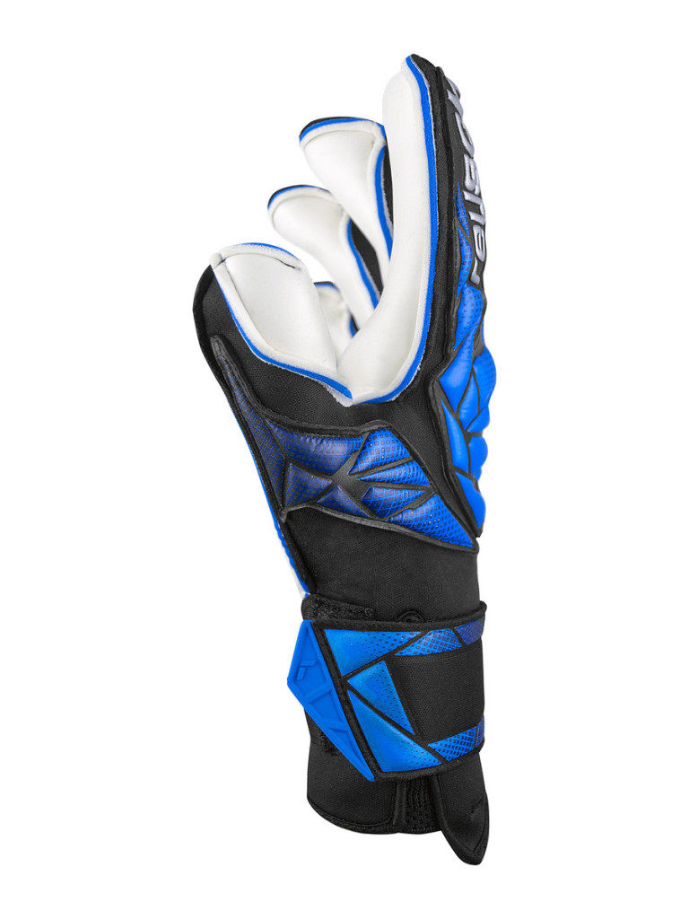 Вратарски ръкавици Reusch Attrakt RE:GRIP 2024 - Black-Electric Blue