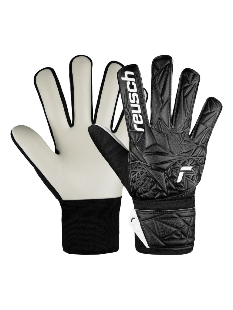 Детски вратарски ръкавици Reusch Attrakt Starter Solid Junior 2024 - Black