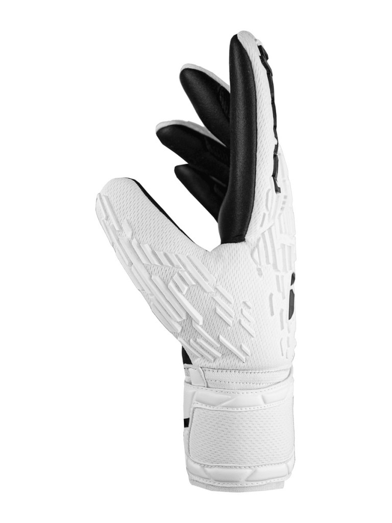 Reusch Attrakt Freegel Silver 2024 Goalkeeper Gloves - White-Black
