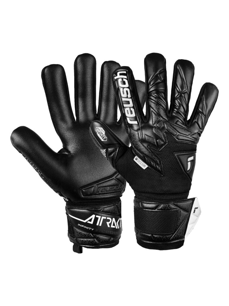 Reusch Attrakt Infinity NC 2025 Goalkeeper Gloves - Black
