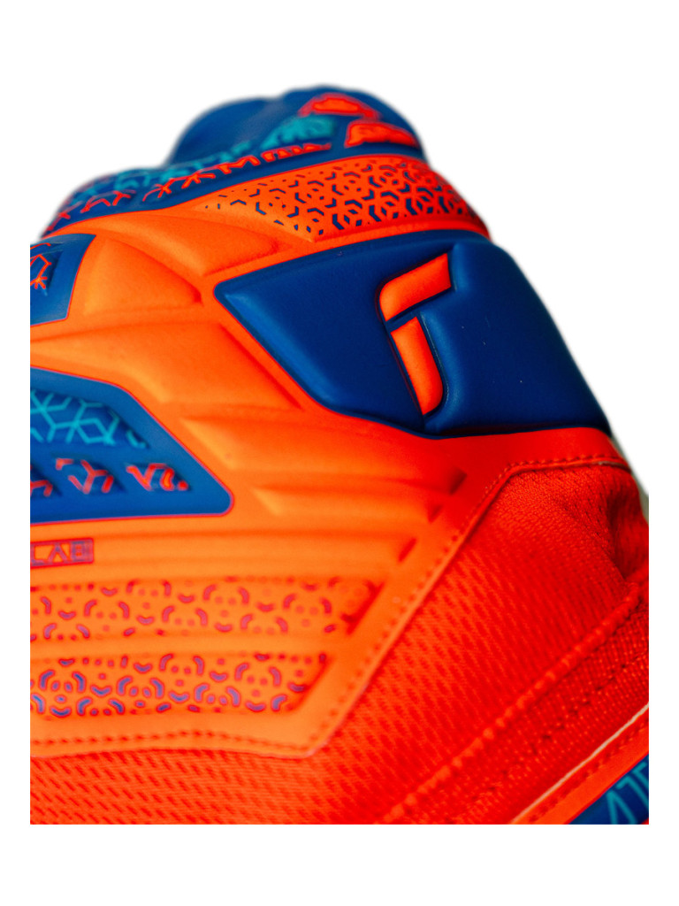 Детски вратарски ръкавици Reusch Attrakt Starter Solid Junior 2025 - Orange-Blue