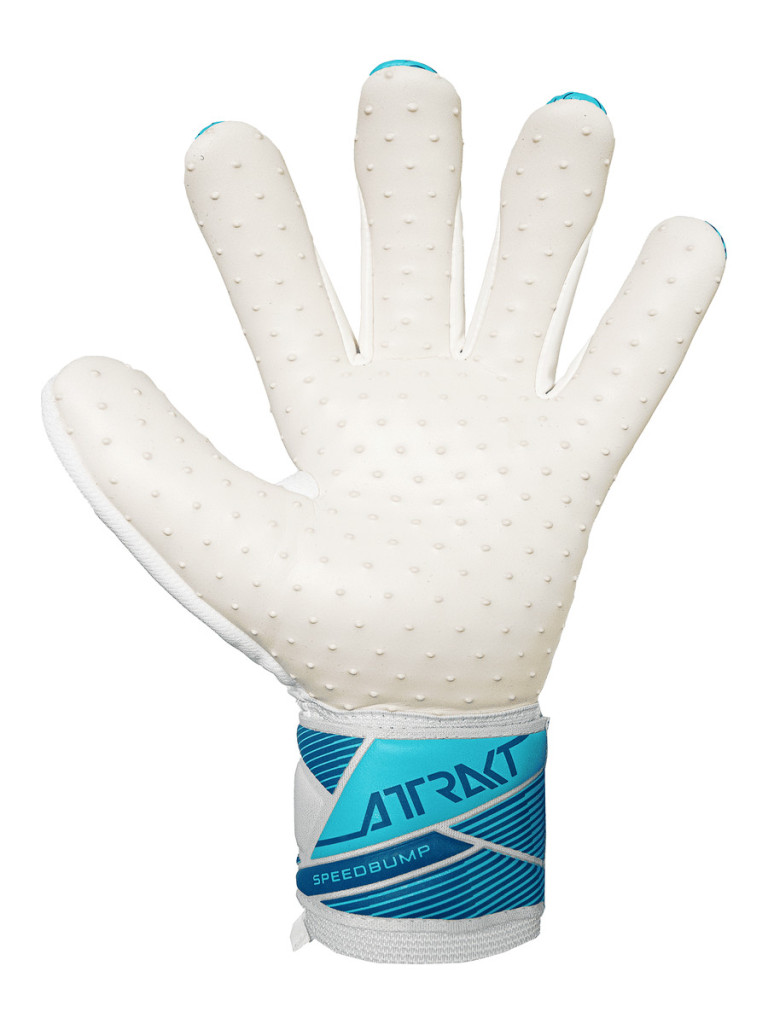Вратарски ръкавици Reusch Attrakt SpeedBump 2026 - White-Orange-Turquoise