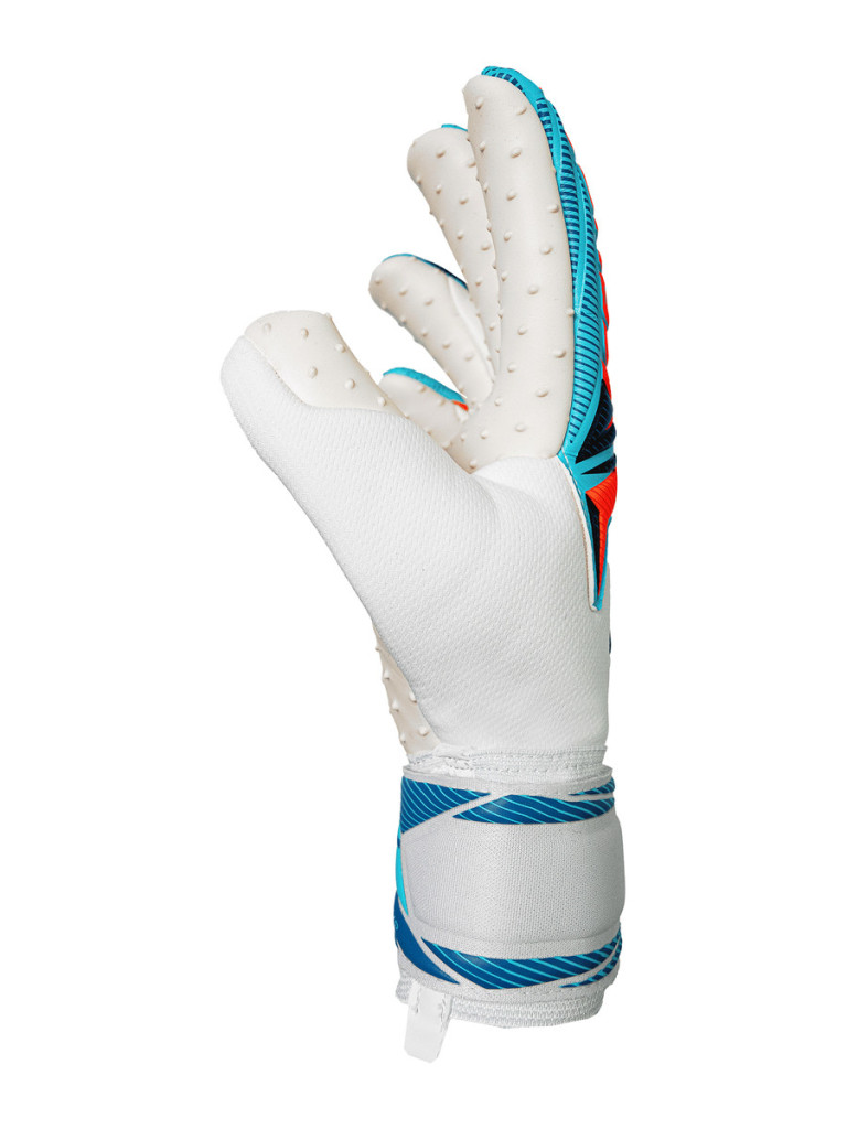 Вратарски ръкавици Reusch Attrakt SpeedBump 2026 - White-Orange-Turquoise