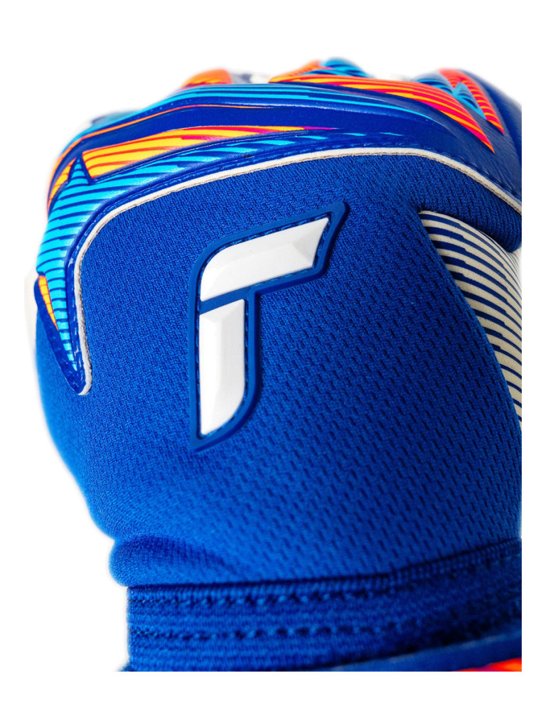 Вратарски ръкавици Reusch Attrakt Gold X NC 2026 - Sharp Blue-White-Shocking Orange