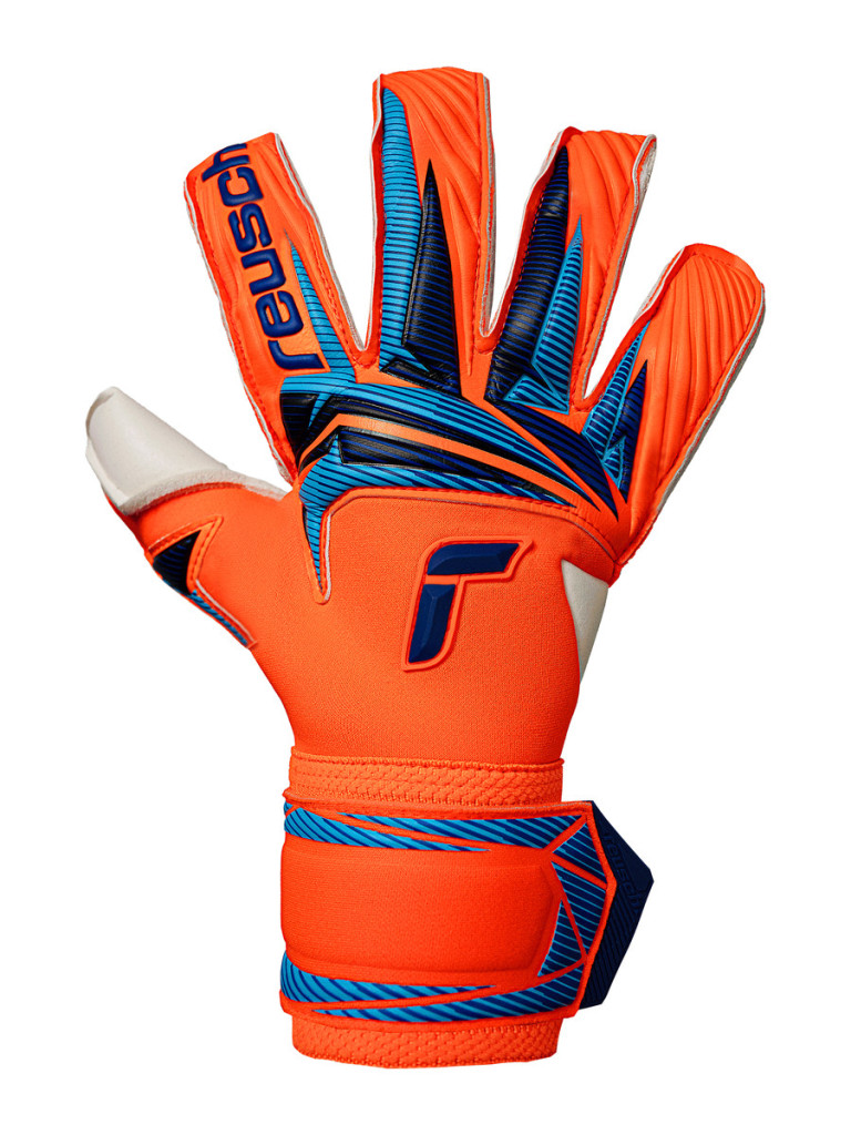Вратарски ръкавици Reusch Attrakt Gold X Evolution 2026 - Orange-Blue