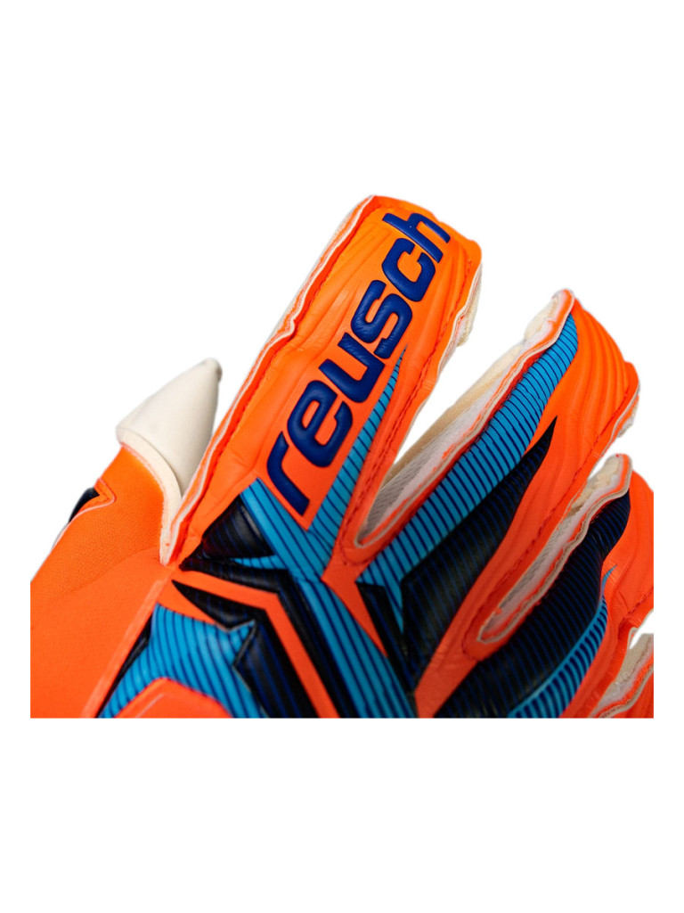 Вратарски ръкавици Reusch Attrakt Gold X Evolution 2026 - Orange-Blue