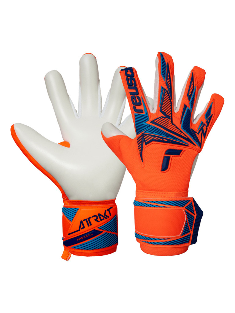 Reusch Attrakt Freegel Advance 2026 Goalkeeper Gloves - Orange-Blue