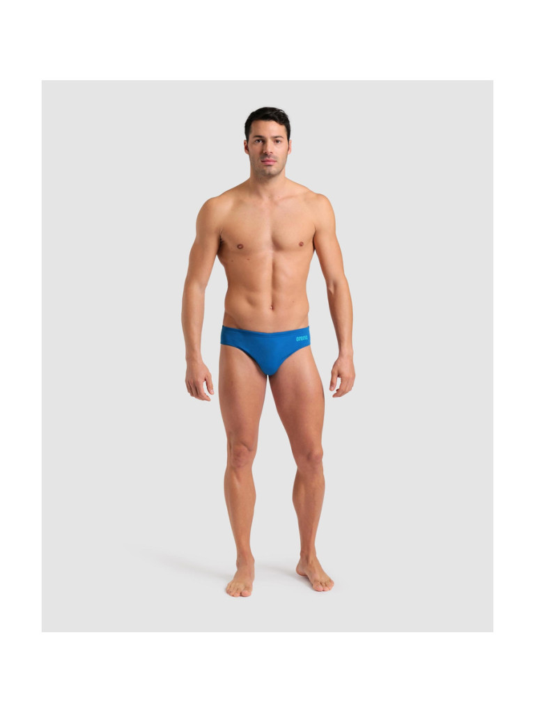 Мъжки бански слип Arena Team Swim Briefs Solid - Blue Cosmo