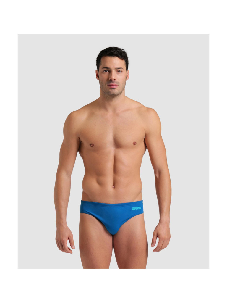 Мъжки бански слип Arena Team Swim Briefs Solid - Blue Cosmo