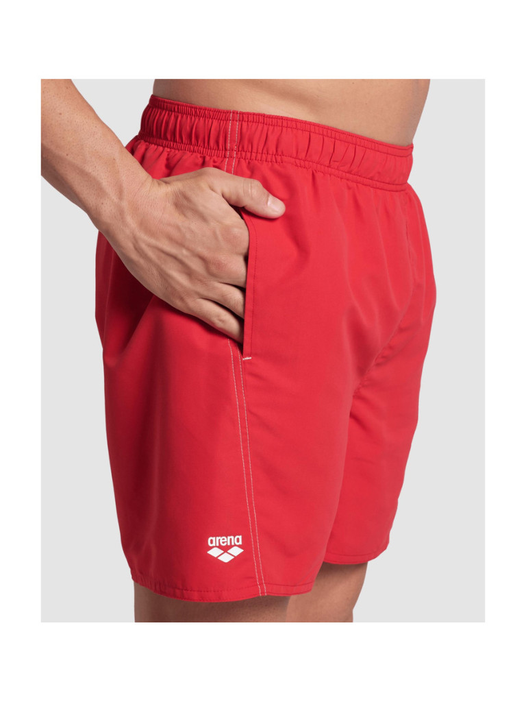 Мъжки плажни шорти Arena Fundamentals Arena Logo Boxer R - Red-White