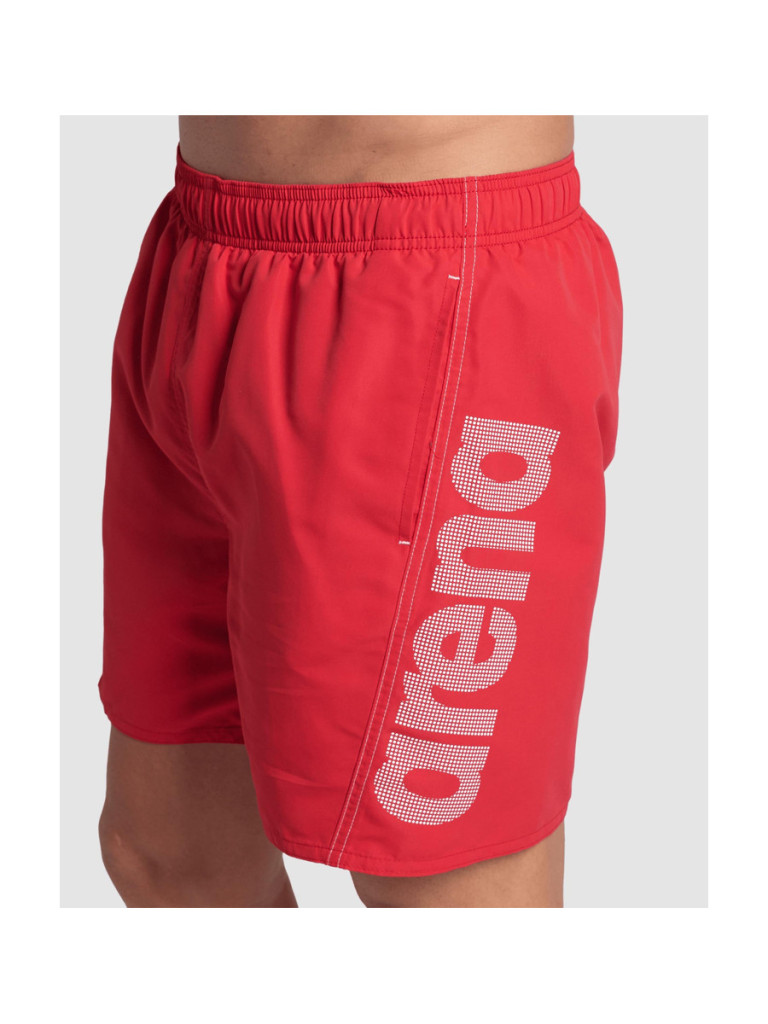 Мъжки плажни шорти Arena Fundamentals Arena Logo Boxer R - Red-White