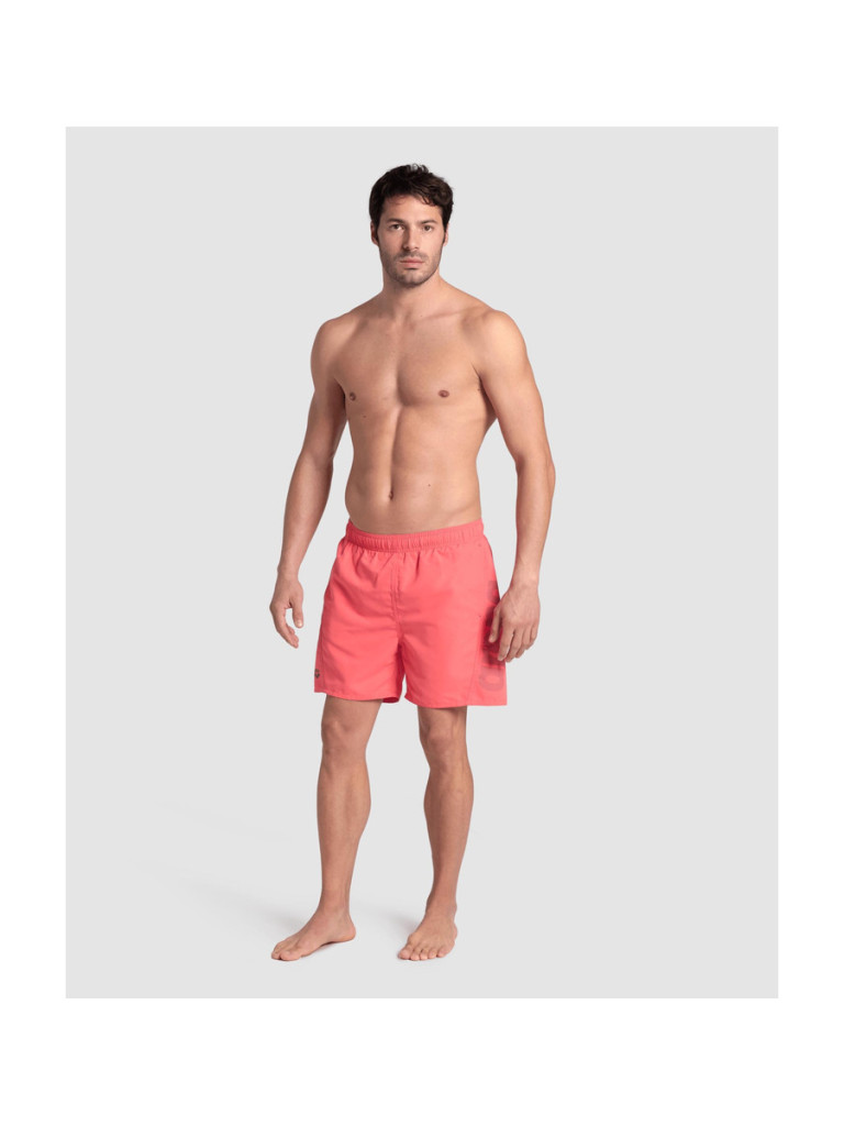 Мъжки плажни шорти Arena Fundamentals Arena Logo Boxer R - Coral-Light Royal
