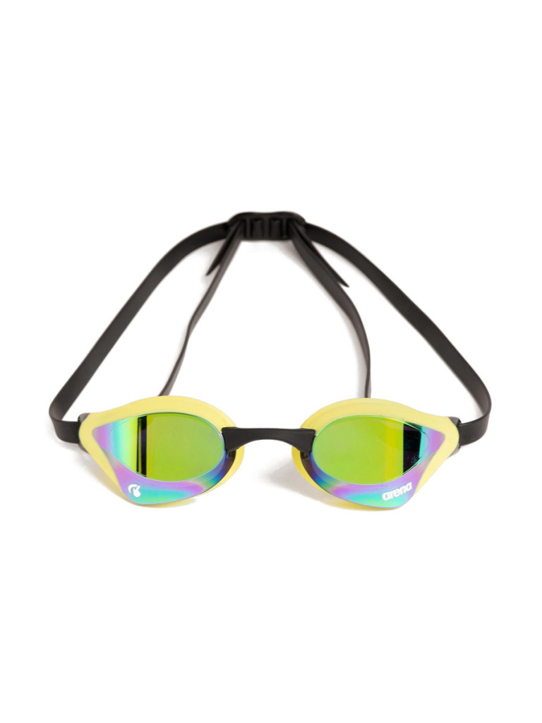 Състезателни очила за плуване Arena Cobra Core Swipe Mirror - Emerald-Cyber Lime