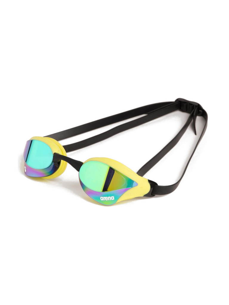 Състезателни очила за плуване Arena Cobra Core Swipe Mirror - Emerald-Cyber Lime