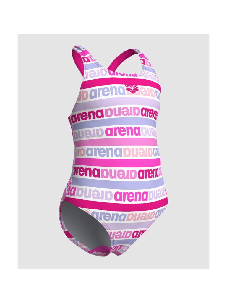 Детски цял бански Arena Friends Swim Pro за момичета - Multi-Freak Rose
