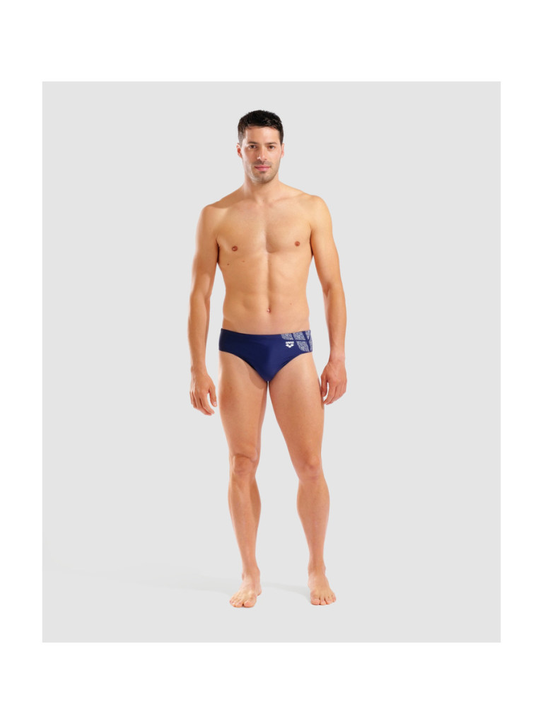Мъжки бански слип Arena Kikko Swim Briefs - Navy-White