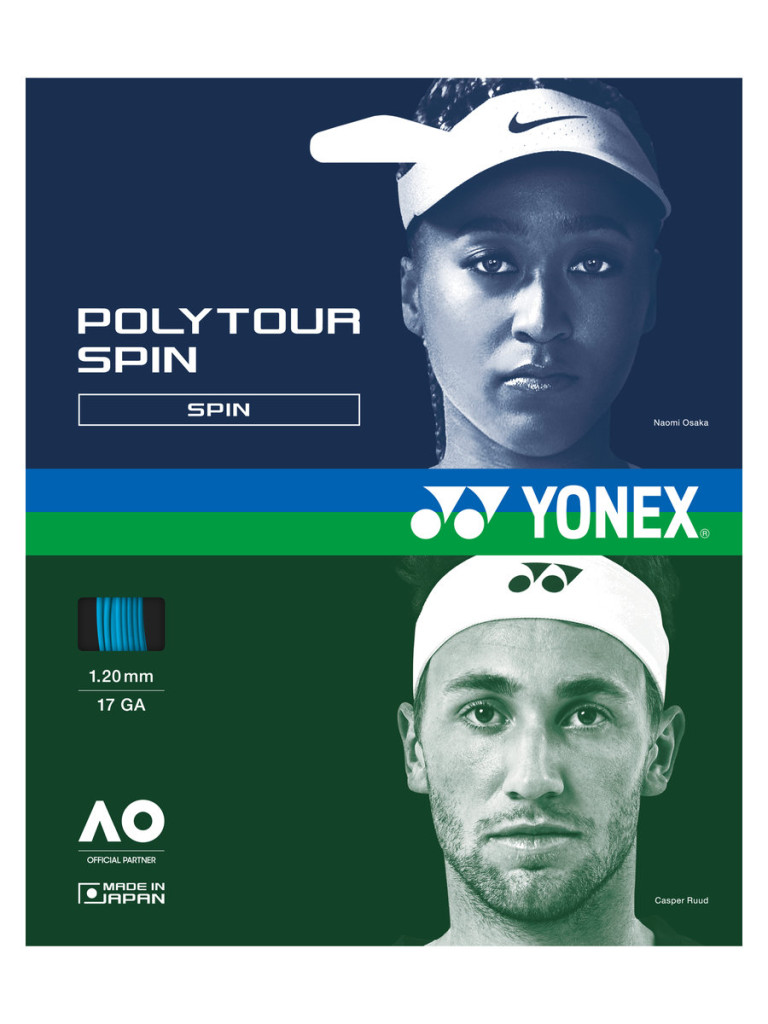 Тенис кордаж Yonex POLYTOUR SPIN 12 м - Cobalt Blue