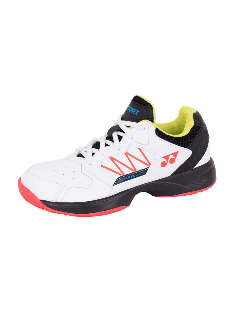 Детски тенис обувки Yonex Power Cushion Lumio Junior - White/Black
