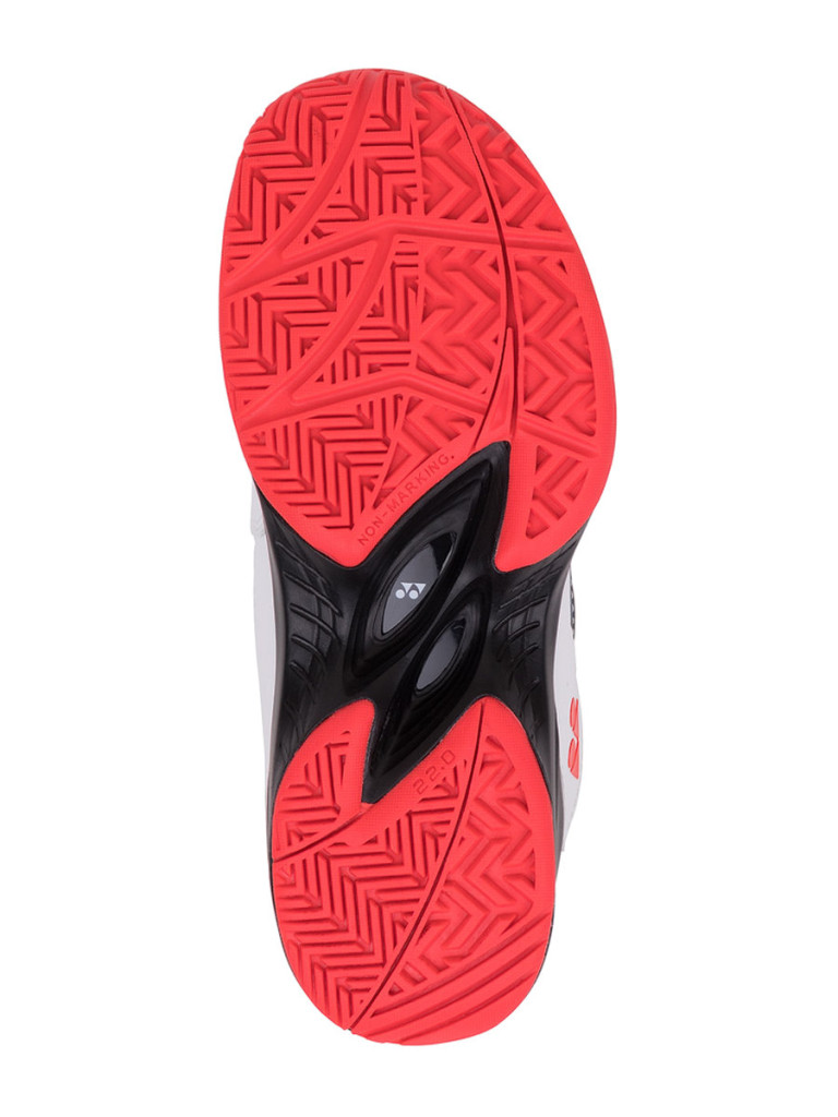Детски тенис обувки Yonex Power Cushion Lumio Junior - White/Black