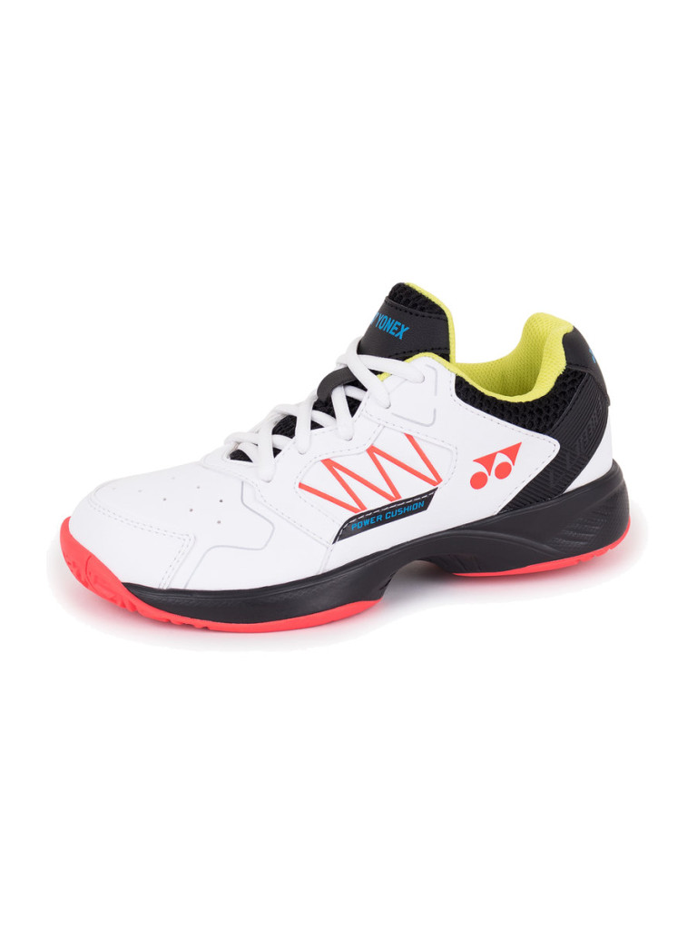 Детски тенис обувки Yonex Power Cushion Lumio Junior - White/Black