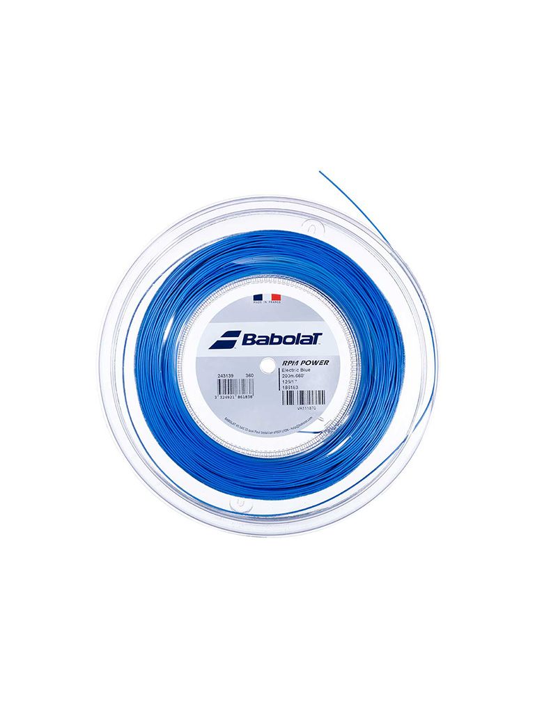 Ролка кордаж Babolat RPM Power 200 м - Electric Blue