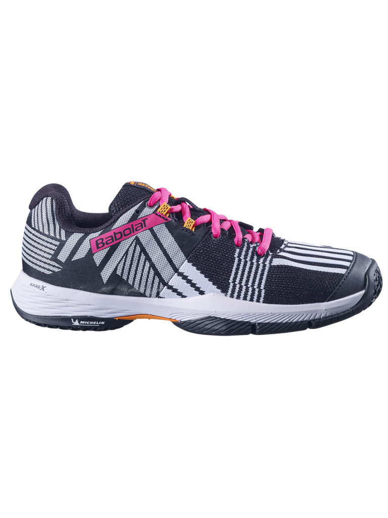 Babolat SENSA WOMEN BLACK / ROSEBERRY обувки за падел Babolat SENSA WOMEN BLACK / ROSEBERRY обувки за падел
