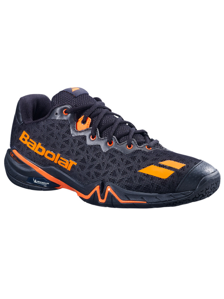 Babolat SHADOW 4 MEN BLACK ORANGE обувки за бадминтон
