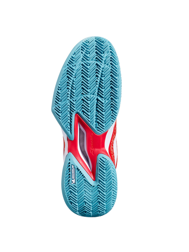 Babolat JET MACH 3 CLAY WOMEN Fiesta Red дамски тенис обувки