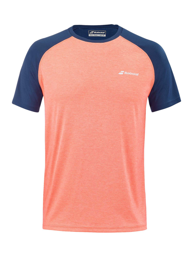 Babolat PLAY CREW NECK TEE FLUO STRIKE детска тениска