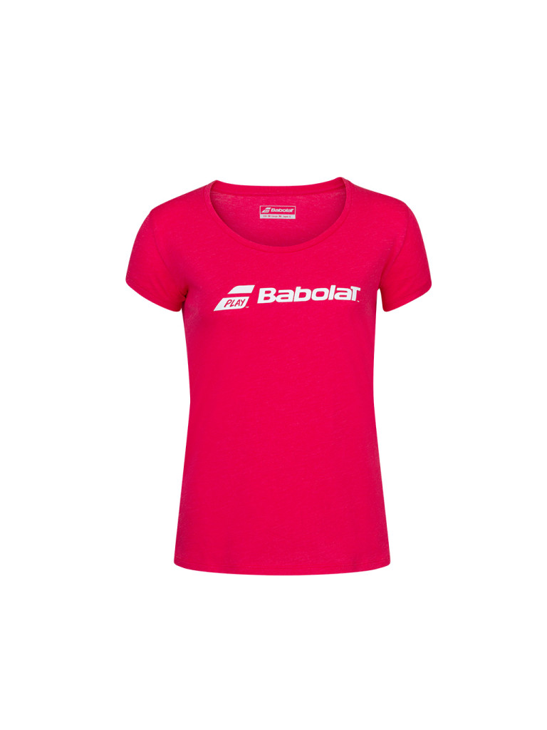 Тениска Babolat Exercise Tee Girl Red Rose