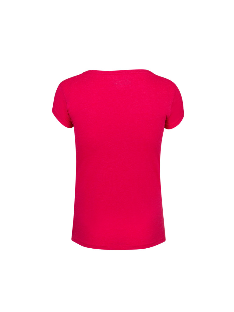 Тениска Babolat Exercise Tee Girl Red Rose